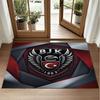 Beşiktaş FC Design Crystal Velvet Rug Soft Decorative Mat for Bedroom Entrance