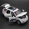 1:32 Pull-Back Alloy Police Car Toy with Lights & Sound – Six-Opening Doors for Kids