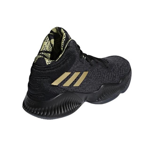 adidas Mad Bounce 2018 Высокие Ретро Баскетбольные Кроссовки Детские Кроссовки Черный Золотой BB7545