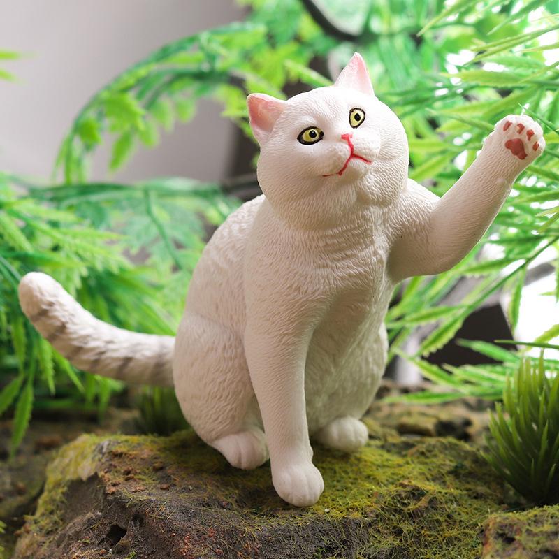 Игрушка-симулятор котенка британской короткошерстной породы - Милый познавательный подарок на день рождения для детей