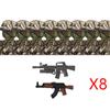 Нетоксичные Moc Вторая мировая война Война во Вьетнаме Военные Солдаты Строительные Блоки Вьетнамская Американская Армия Шлемы Пехоты Оружие Кирпичики Игрушки Дети