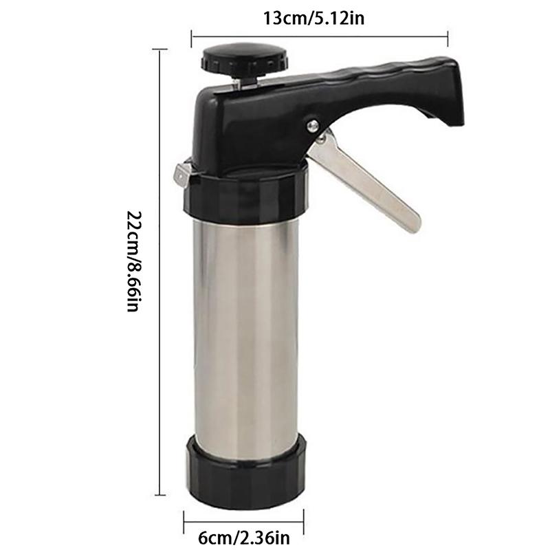 Stainless Steel Cookie Decorative Gun Biscuit Hand Pressing Machine Household Diy Baking Tools Kitchen Accessories