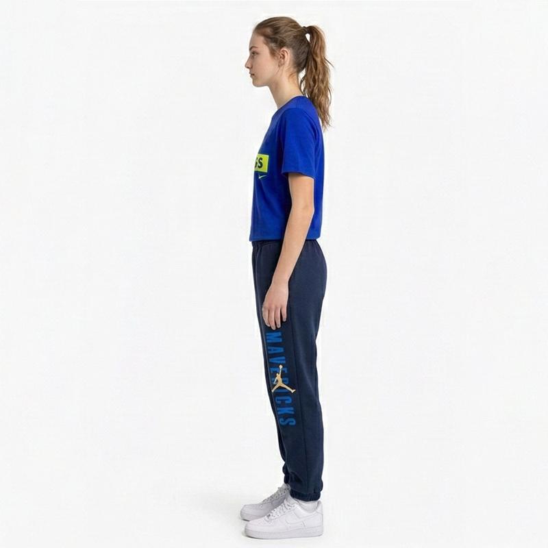 Nike × Футболка WNBA Коллаборация Dallas Wings Простая Универсальная Дышащая Удобная Пуловер Детские топы 3Z2B7FEM5-DWS