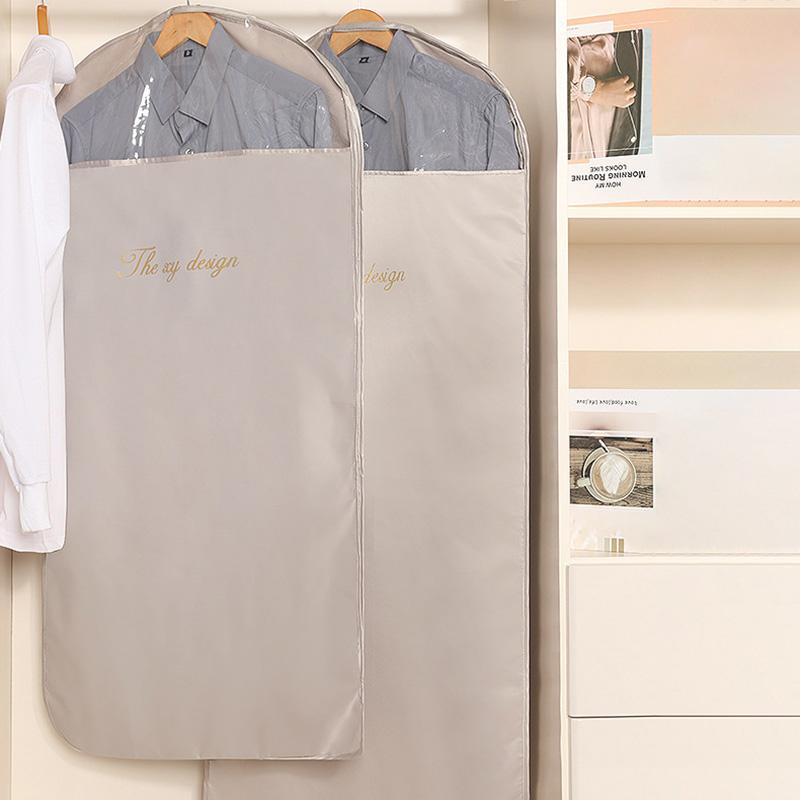 Сумка-чехол для одежды с защитой от пыли, полностью закрытый чехол для одежды, сумка для одежды с застежкой-молнией, прочная сумка для хранения одежды