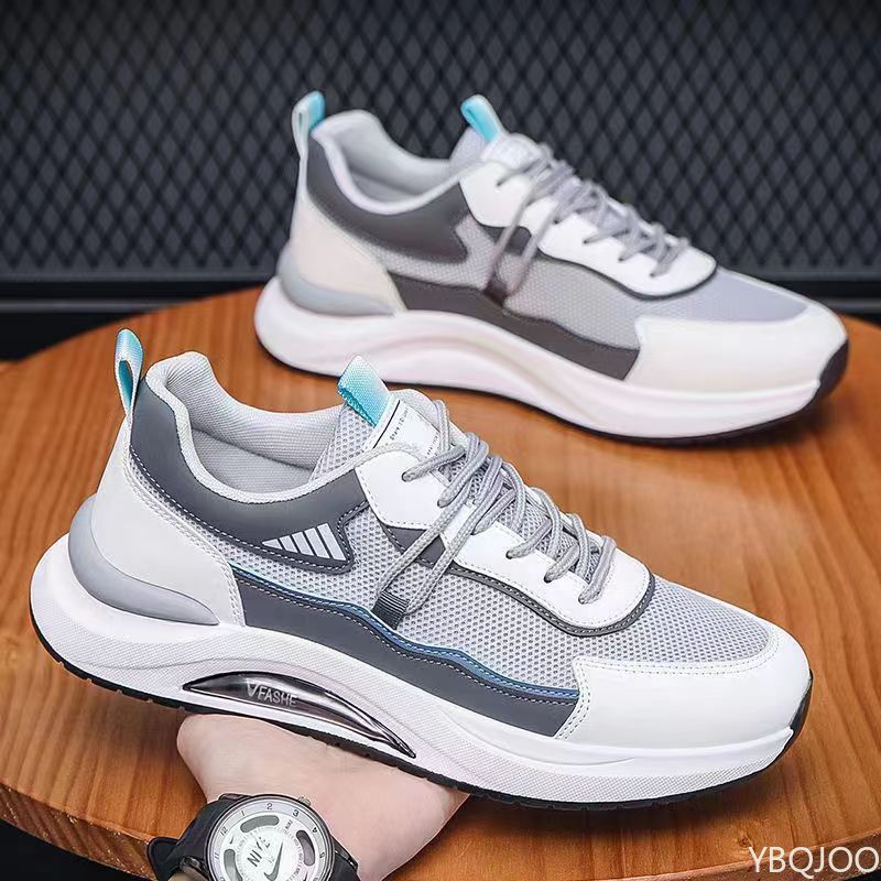 Spring Autumn New Men's  Sports Leisure Shoes Soft Bottom Anti slip Comfortable Running Shoes Waterproof Men's Single Shoes