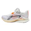 Li Ning Простые нескользящие прочные низкие кроссовки для бега мужские кроссовки белые оранжевые ARBU003-1
