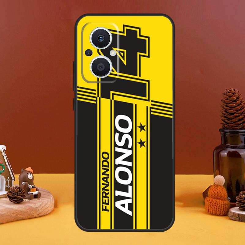 Гоночный чехол Fernando Alonso для OPPO Reno 10 Pro 11 F 4 6 7 8 5 Lite 4Z 5Z 8T OPPO Find X6 Pro X5 X2 X3 Lite