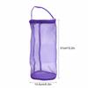 2pcs Yarn Dispenser Hole Crochet Thread Bag Zipper Closure Mesh Crochet Bag  For Crocheting