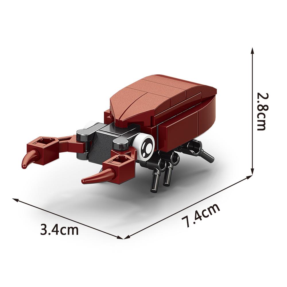 Мир Насекомых Животные Скорпион Богомол Муравьи Паук Птицы Морское Животное Строительные Блоки Игрушки Настольные Украшения Кирпичики Детский Подарок