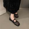 Summer New Flat Hollow Vintage Mary Women's Shoes Round Toe Shallow Mesh Breathable Versatile Fishnet Soft Sole Single Shoes