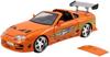 Jada Toys Fast Furious Series Брайан Toyota Supra Готовый продукт и 1/24 Оранжевый/Графика