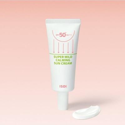 Супермягкий успокаивающий солнцезащитный крем SPF50+ PA+++ 55 мл