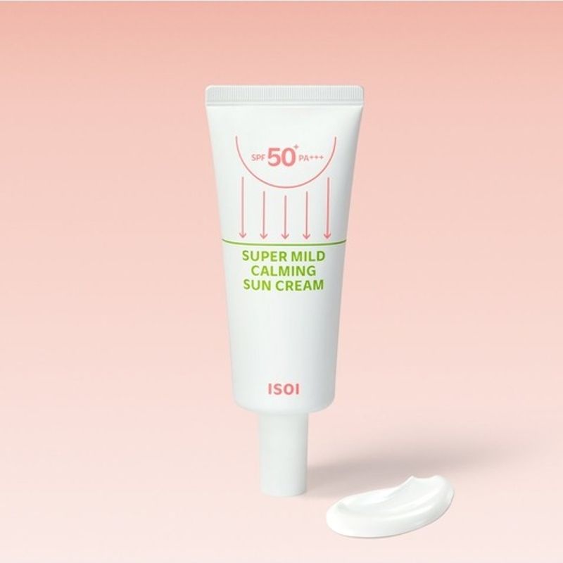 Супермягкий успокаивающий солнцезащитный крем SPF50+ PA+++ 55 мл