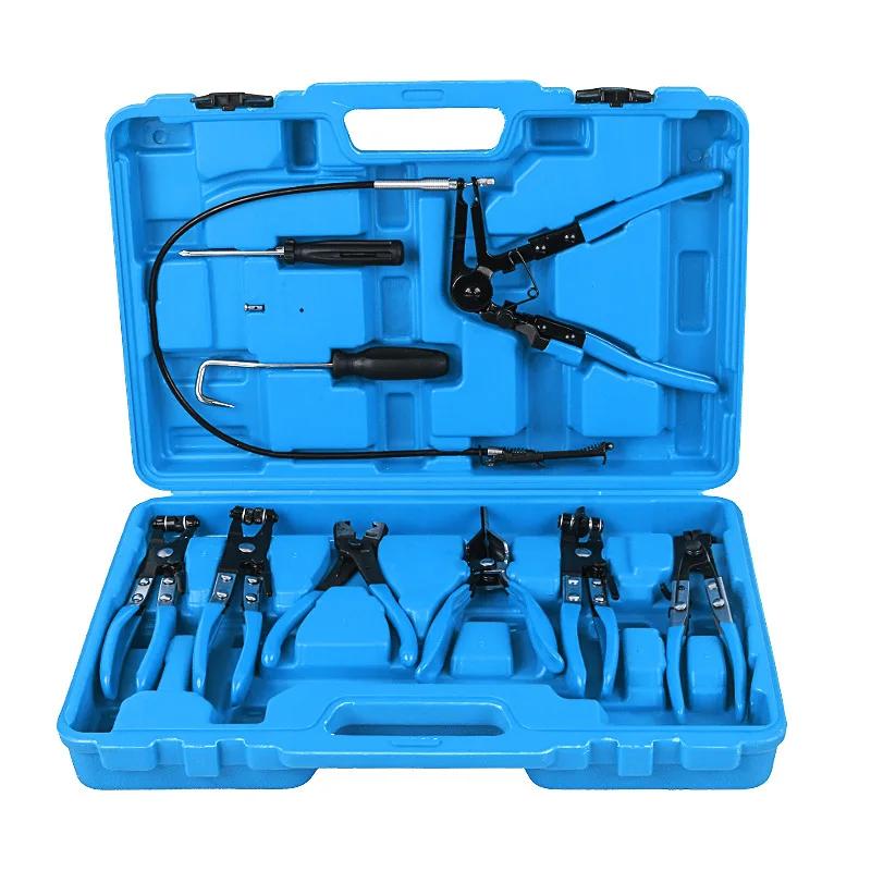 9pcs Car Hose Pipe Bundle Pliers Quick Wire Breaker Oil Pipe Separation Pliers Disassembly and Assembly Car Repair Tool Set