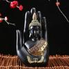Buddha Statue Thailand Buddha Sculpture Green Resin Hand Made Buddhism Hindu Fengshui Figurine Meditation Home Decoration