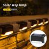 8Pcs Solar LED Stair Wall Lamp Outdoor For IP65 Waterproof Courtyard Yard Patio Steps Fence Garden Pathway Lighting Night Light