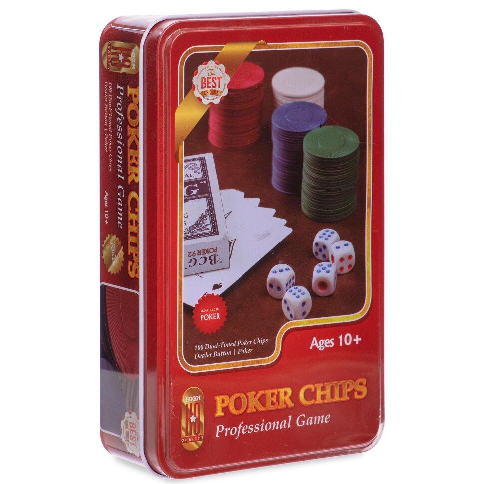 Board Game Poker, Poker Set IG-4591 100 Chips