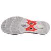 Li Ning Shadow Speed Pro Синтетическая кожа Дышащие Упругие Низкие Бадминтонные Кроссовки Унисекс Белый Красный AYAT013-6