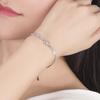 Silver Snowflake Bracelet for Women, Fashionable Exquisite and Sweet Jewelry Gift.