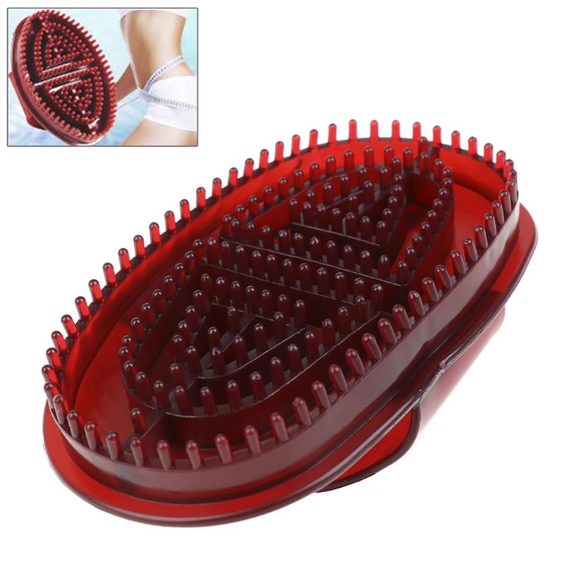 Body Relaxation Slimming Reduce Cellulite Massage Brush Body Massage Brush Meridians Brush for Back Leg Handheld Meridians Brush