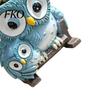 Waterproof Planter Cute Owl Small Rocking Chair Animal Flower Pots with Drainage Hole Resin Plant Container for Outdoor Indoor Plants Soft Design