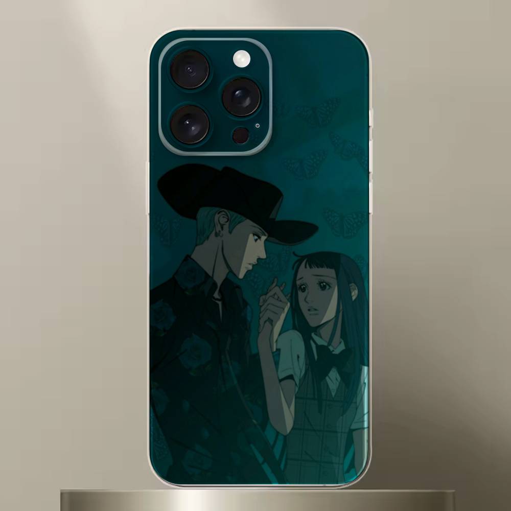 Чехол для телефона с мангой P-Paradise Kiss для iPhone 16,15,14,13,12,11 Plus,Pro,Max,XR,XS,X,7,8 SE,Mini Прозрачный Силиконовый Мягкий