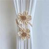Flower Curtain Magnetic Tie Rope Backs Holdbacks Buckle Clips Accessory Rods Accessoires Hook Holder Home Decorations
