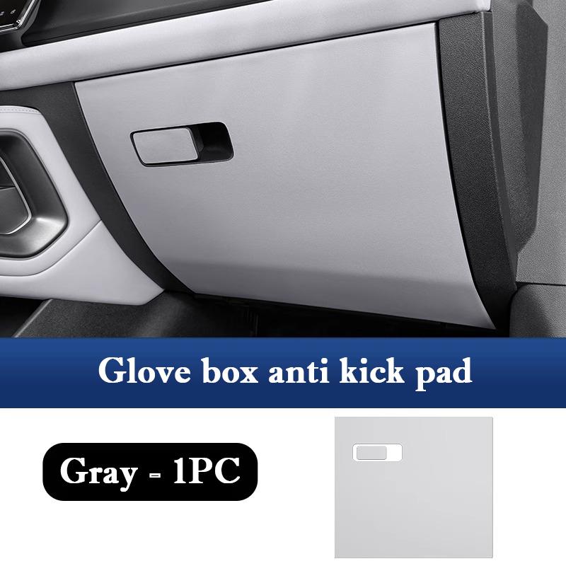 For BYD Atto 2 Car Glove Box Storage Bag Pocket Protective Pad Leather Anti Kick Pad Protection Sticker Interior Stowing Tidying