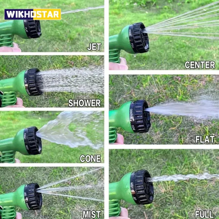 Expandable Magic Hose, High-Pressure Car Wash, 7Water Spraying Functions, Water Gun, Home Garden Watering Hose