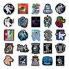 54 Waterproof Cartoon Astronaut Stickers for Laptops, Diaries, Cars, and More