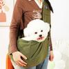 Comfortable Dog Bag Solid Color Pet Crossbody Shoulder Bag Outdoor Travel Portable Cat Puppy Sling Carrier Bag Pet Carrying Supplies