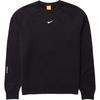 Nike X Nocta Fleece Cs Crew Logo Удобная мягкая толстовка с длинным рукавом Мужская толстовка черного цвета FN8160-010