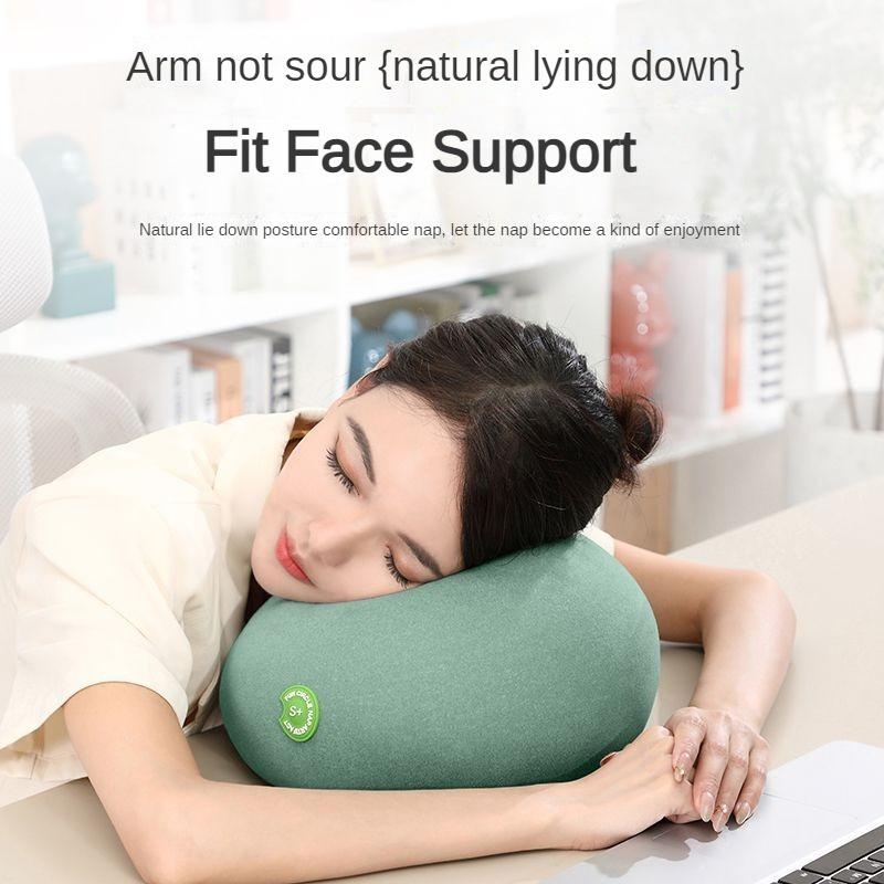 Массажная подушка для лица из пены с эффектом памяти, универсальная подставка для лица для массажа, СПА, салон красоты, чехол для релаксации, съемная подушка для красоты