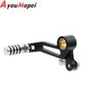 Педаль переключения передач Рычаг переключения передач Для YAMAHA MT03 MT25 YZF R3 R25 2015-2024 MT 03 Аксессуары для мотоциклов Регулируемая левая подножка