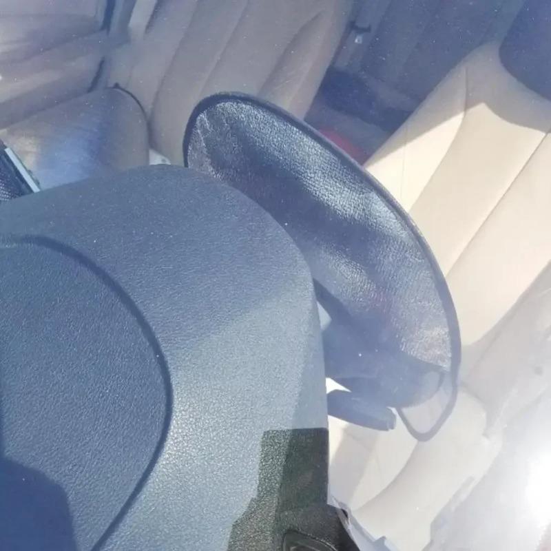 Car Steering Wheel Anti-Heat Sun Shade Cover Sunscreen Insulation Cover Foldable Sun-proof Anti-UV Protect Parasol Shield