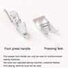 Stitching Foot Holder Universal Presser Foot And Snap On Low Shank Adapter For Sewing Machine Quilting Stitching Foot