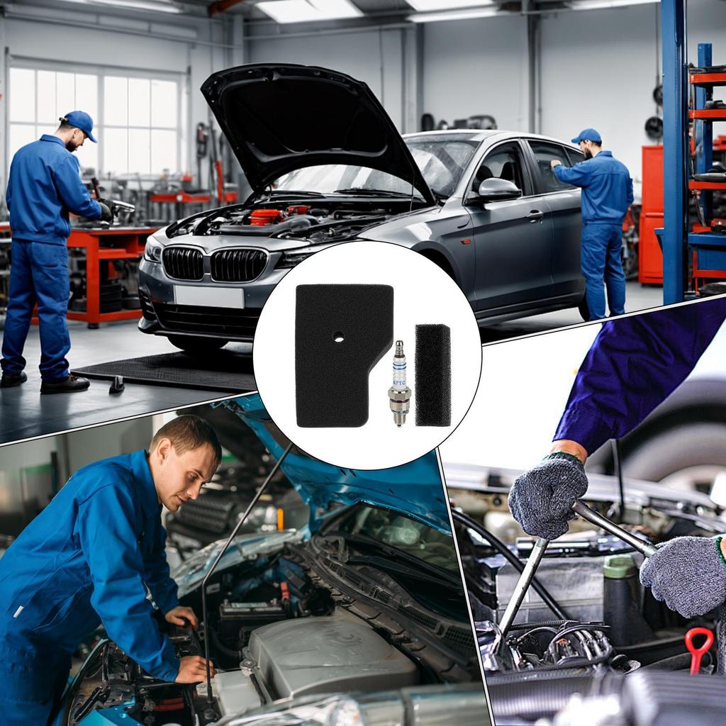 Комплект для обслуживания генератора Набор инструментов для регулировки зазора свечей зажигания Компактный прецизионный набор запасных частей Для автомобиля, лодки, квадроцикла, внедорожника