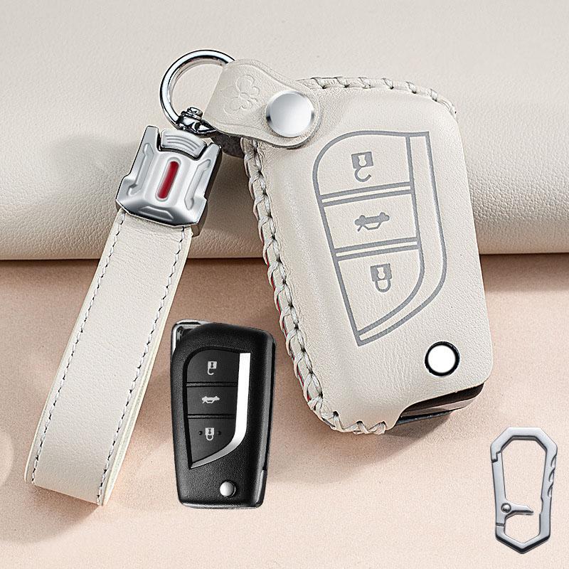 Кожаный чехол-брелок для ключей для Toyota Auris Corolla Reiz Avensis Verso Yaris Aygo Rav4 Scion Tc Im Сумка-брелок
