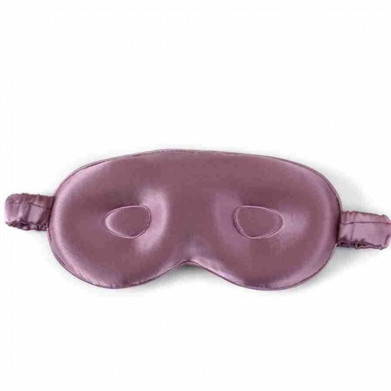 3D Contoured Silk Sleep Mask Adults - 19 Momme Mulberry Full Blackout Breathable Lightweight Eye Cover Home Travel