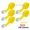 5pcs 1Meter Cargo Straps With Buckle Tie-Down Belt for Motorcycle Car Bike Tow Rope Ratchet Fixing Belt for Luggage Bag 3 Colors