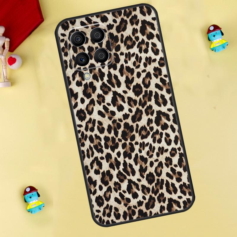 Чехол с леопардовым принтом для Samsung Galaxy M31 M21 M35 M12 M13 M14 M15 M06 M16 M36 M56 M53 M32 M52 M55 M34 M54