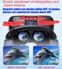 3D VR Glasses Virtual Reality Headset Bass Stereo Surround Headphone Games Movie VR Headset Wide Angle for  4.5-6.7 Inches Smartphones  Remote Gamepad