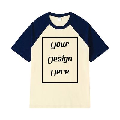 Женская и мужская футболка с принтом по индивидуальному заказу, топ с круглым вырезом, короткий рукав, унисекс, 100% хлопок, для группы, студенческая, цветной блок, со спущенным плечом