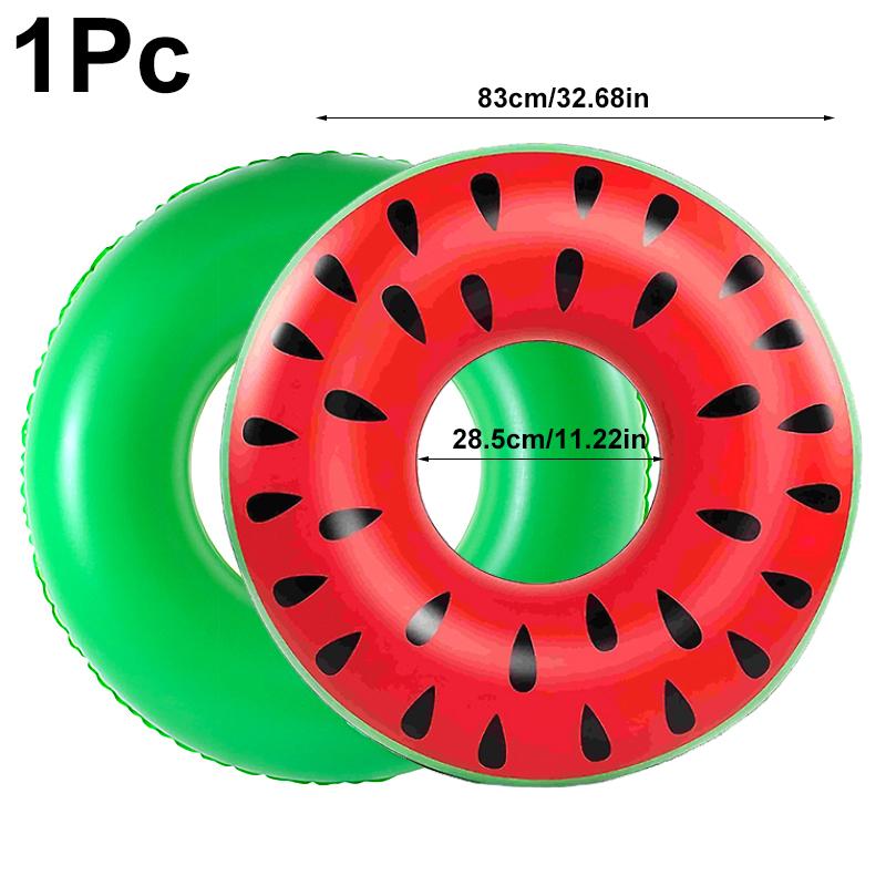 1 шт плавательный круг для вечеринки взрослых плавательные кольца мультфильм бассейн поплавки плавательный инвентарь арбуз плавательный круг лето 53/83 см