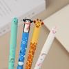 7Pcs Pen Bee Rabbit Giraffe 0.5Mm Colored Pen Core Neutral Pen Cartoon Animals Erasable Gel For Writing School Supplies