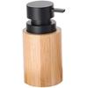 Soap Dispenser - DKD Home Decor - Standard - Black - Bamboo and Polypropylene - 8x8x16 Cm