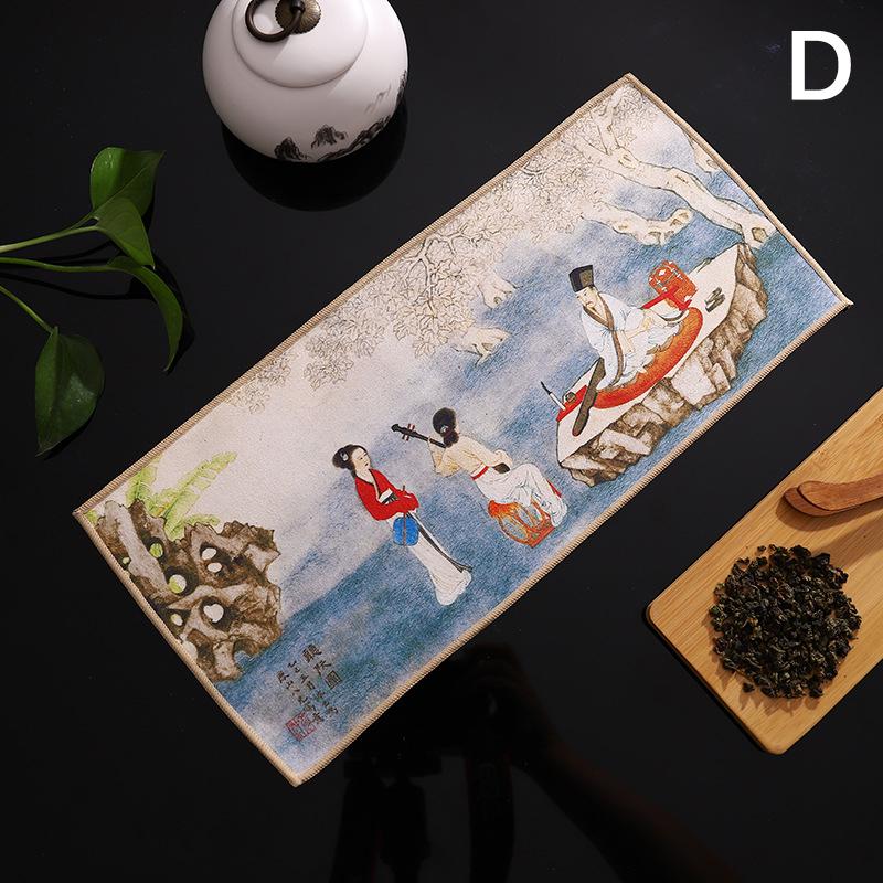 Китайская профессиональная тряпка, окрашенная, толстое кухонное полотенце, супер впитывающее, чистящее чай