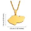 Anniyo The Czech Republic Map Pendant & Necklaces for Women Ceska Country Maps Jewelry @021921