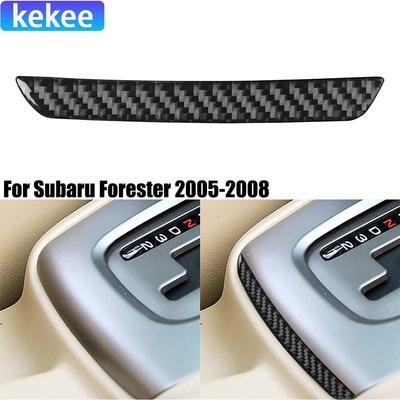 Для Subaru Forester 2005-2008 Углеродное волокно Центральная консоль Декоративная полоса рычага переключения передач Аксессуары для интерьера автомобиля Накладки Наклейки