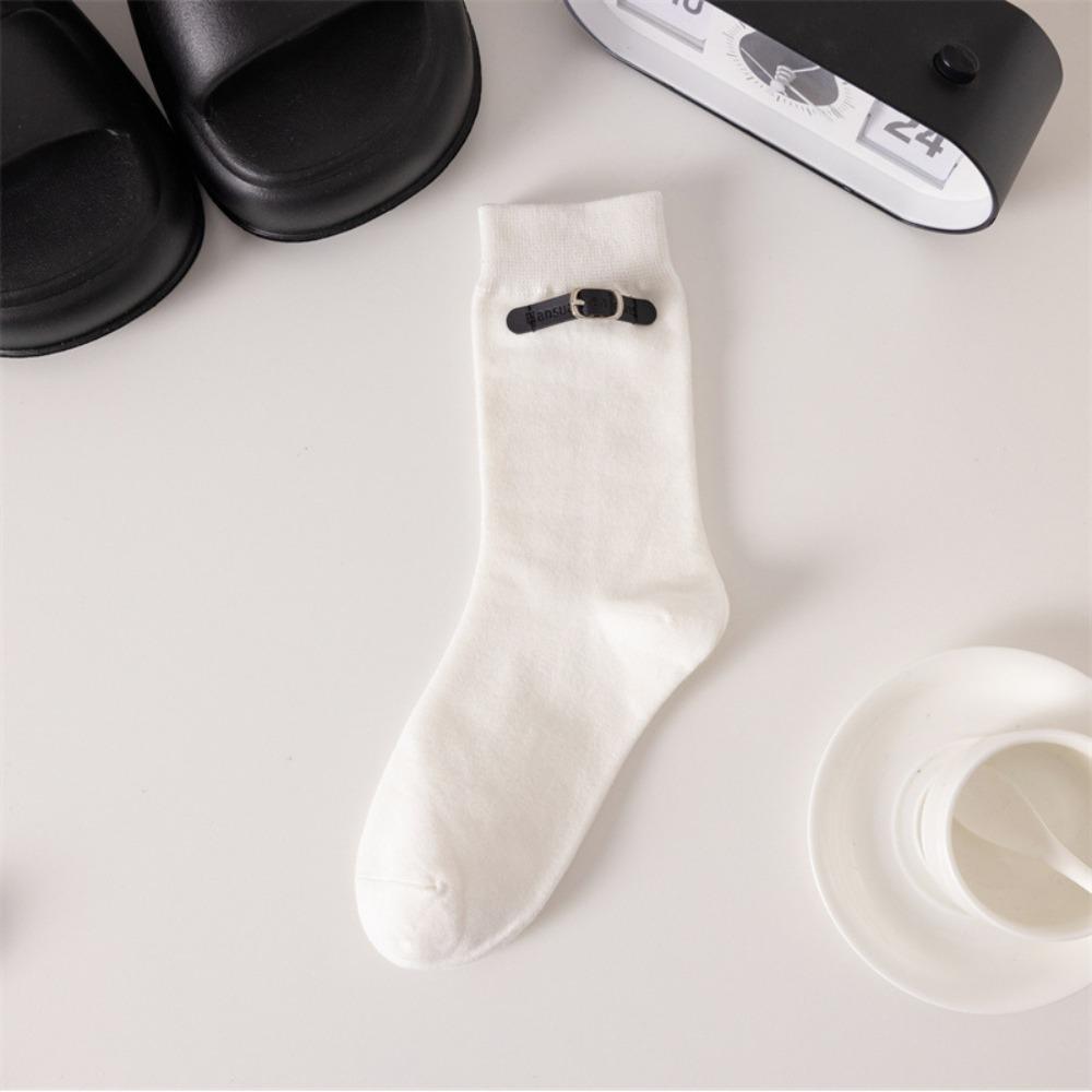 Sweat-absorbing Winter Compression Stocking Breathable Female Hosiery New Middle Tube Socks Women